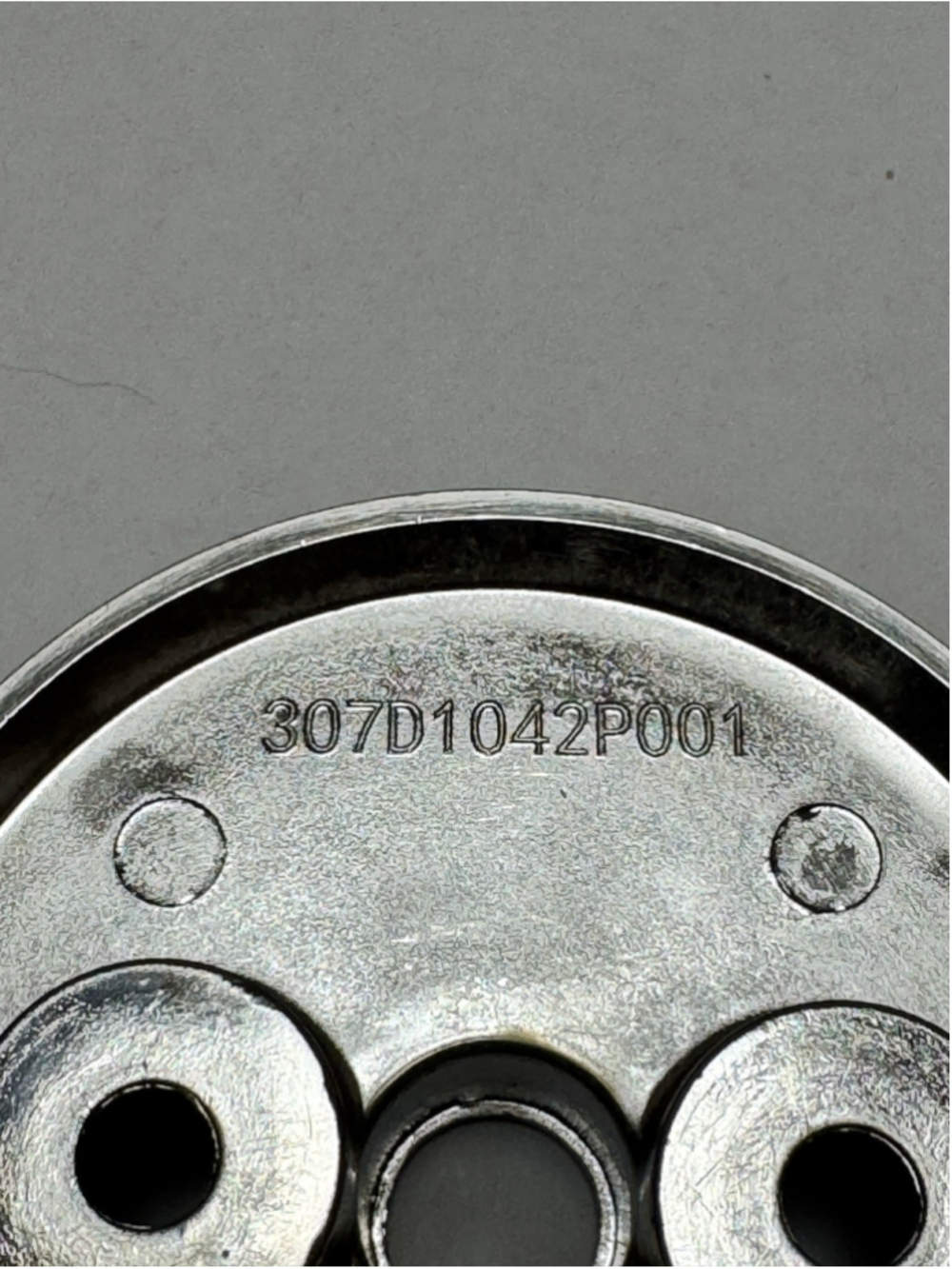 General Electric Cafe Oven 307D1042P001 Brushed Stainless OEM GE Knob Bezel